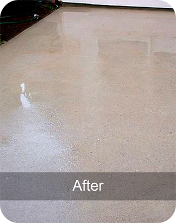 table after powerwash obx 3