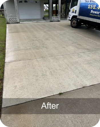 After Surface Cleaning in Duck obx