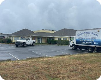 Outer Banks Welcome Center Commercial pressure cleaning