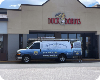 Window washing obx commercial at  duck donuts